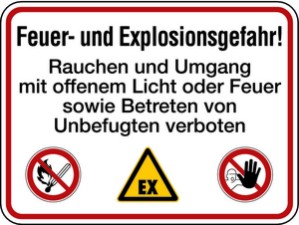 Exposionsgefahr